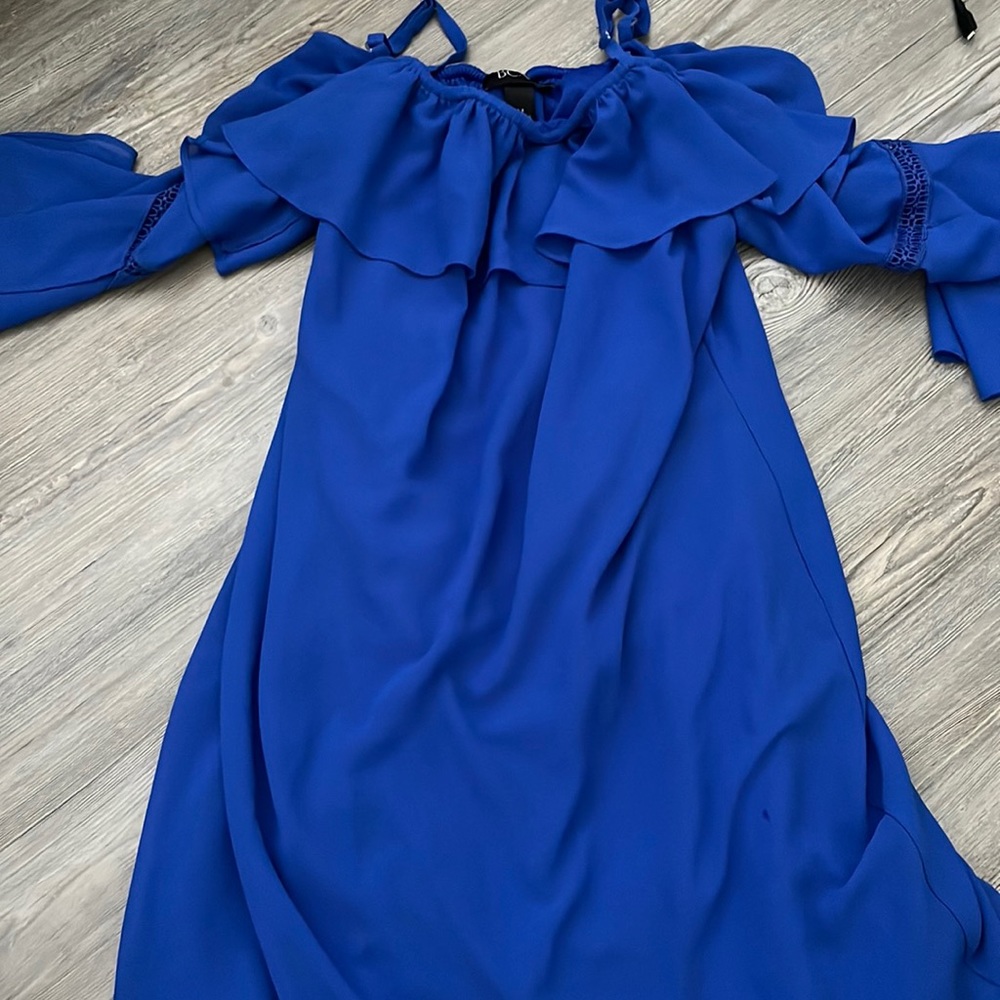 elegant blue dress